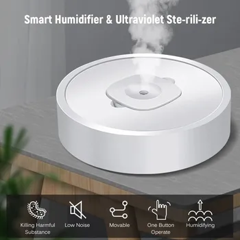 4-in-1 Air Purifier Humidifier Uv Disinfection Aroma Diffuser Spray Rechargeable Purifier Portable Air Small Space Clear Odor
4-in-1 Air Purifier Humidifier Uv Disinfection Aroma Diffuser Spray Rechargeable Purifier Portable Air Small Space Clear Odor