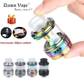 Original Damnvape Doom RTA Atomizer 4ml Capacity E-cig Tank 3D Liquid Flow System Vape Atomizer with 0.11ohm/0.13ohm Mesh Coils
Original Damnvape Doom RTA Atomizer 4ml Capacity E-cig Tank 3D Liquid Flow System Vape Atomizer with 0.11ohm/0.13ohm Mesh Coils
