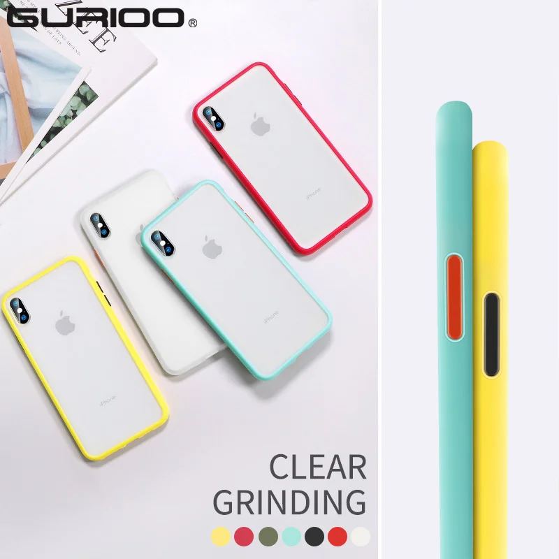 Ultra-thin Matte TPU Phone Case For iPhone 7 8 6S 6 Plus Candy Clear Soft Cover for iphone 11 Pro X XR XS Max Shockproof Coque
Ultra-thin Matte TPU Phone Case For iPhone 7 8 6S 6 Plus Candy Clear Soft Cover for iphone 11 Pro X XR XS Max Shockproof Coque