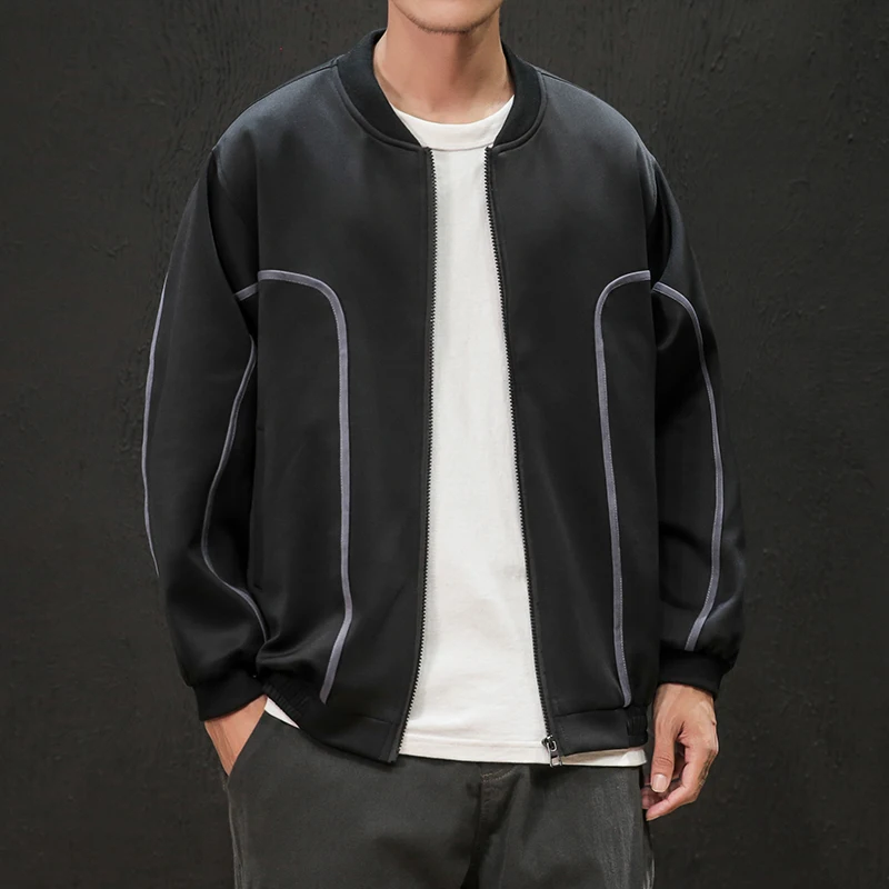 2019 Autumn Men's Jacket Casual Solid Loose Men Bomber Jacket Male Baseball Men's Windbreaker Jackets Coat 4XL
2019 Autumn Men's Jacket Casual Solid Loose Men Bomber Jacket Male Baseball Men's Windbreaker Jackets Coat 4XL