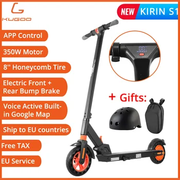 KUGOO KIRIN S1 Foldable Electric Scooter APP Control 350W Motor 6AH High-performance Battery Max Speed 25km/h 8'' Honeycomb Tire
KUGOO KIRIN S1 Foldable Electric Scooter APP Control 350W Motor 6AH High-performance Battery Max Speed 25km/h 8'' Honeycomb Tire