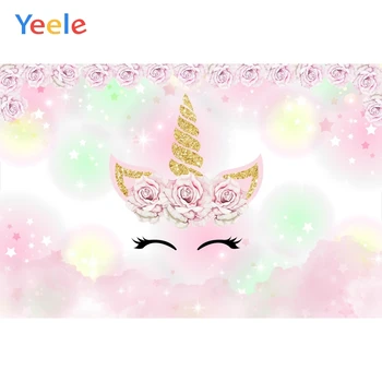 Yeele Unicorn Party Flowers Bokeh Stars Baby Birthday Photography Backgrounds Photographic Customized Backdrops for Photo Studio
Yeele Unicorn Party Flowers Bokeh Stars Baby Birthday Photography Backgrounds Photographic Customized Backdrops for Photo Studio