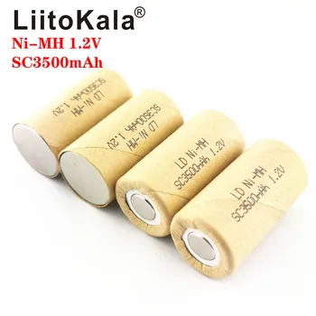 LiitoKala SC 3500mAh 3000mAH NI-MH 1.2V Rechargeable Battery high discharge rate 10C 15C for Electric tools Power Tool batteries
LiitoKala SC 3500mAh 3000mAH NI-MH 1.2V Rechargeable Battery high discharge rate 10C 15C for Electric tools Power Tool batteries
