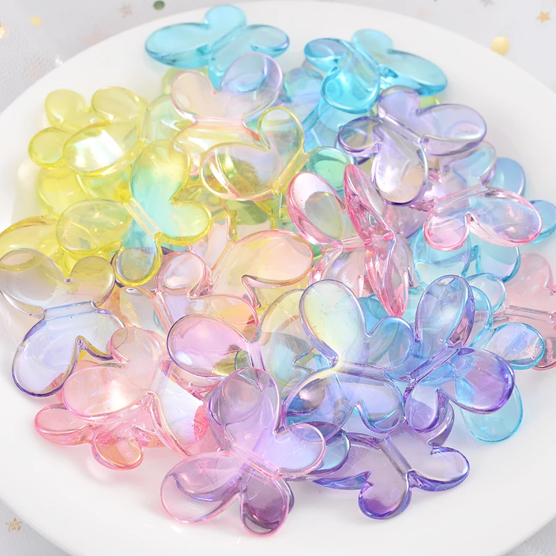 10-30Pcs Transparent Mixed Butterfly Shape Acrylic Beads 21x30mm Spacer Loose Beads For Making Jewelry DIY Bracelet Accessories
10-30Pcs Transparent Mixed Butterfly Shape Acrylic Beads 21x30mm Spacer Loose Beads For Making Jewelry DIY Bracelet Accessories