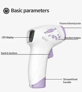 e wen qiang Non-Contact Infrared Thermometer Electronic Thermometer Temperature Gun
e wen qiang Non-Contact Infrared Thermometer Electronic Thermometer Temperature Gun