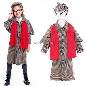 Kids Sherlock Holmes cosplay Costumes cape cloak hat boy girl detective world book day fancy dress costume prop character unisex
Kids Sherlock Holmes cosplay Costumes cape cloak hat boy girl detective world book day fancy dress costume prop character unisex
