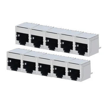 10PCS 8 Pin PCB Mount Female Socket Connector Set RJ45 Network interface Ethernet 180Degree Direct Insert
10PCS 8 Pin PCB Mount Female Socket Connector Set RJ45 Network interface Ethernet 180Degree Direct Insert