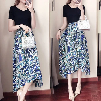 Vintage Loose High Waist Two Piece Ser Irregular Casual Korean Conjunto Feminino Boho Print Fashion Womens Clothing
Vintage Loose High Waist Two Piece Ser Irregular Casual Korean Conjunto Feminino Boho Print Fashion Womens Clothing