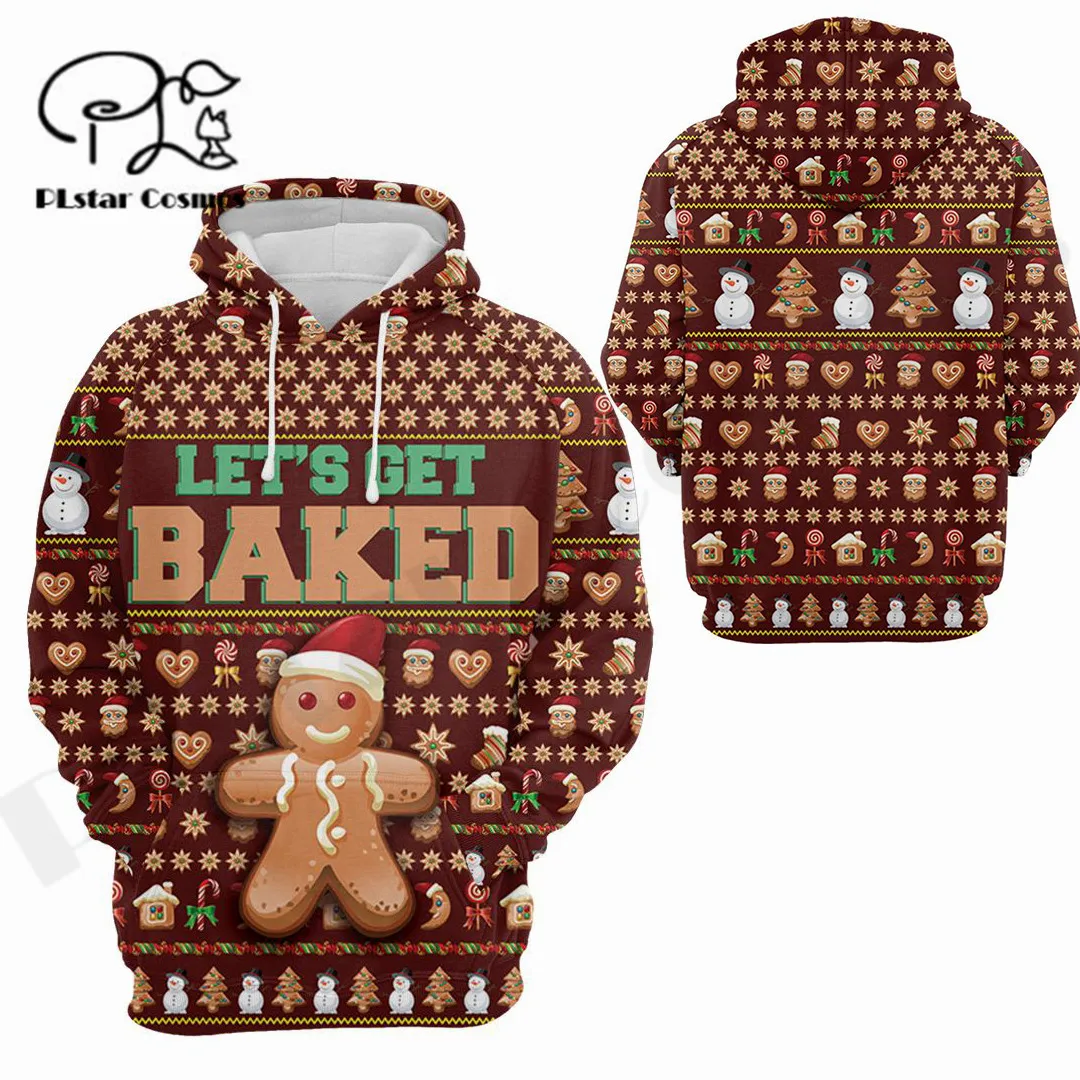 

PLstar Cosmos 3DPrinted Newest Christmas Cookie Art Unique Unisex Funny Streetwear Pullover Harajuku Hoodies/Sweatshirt/Zip B-5