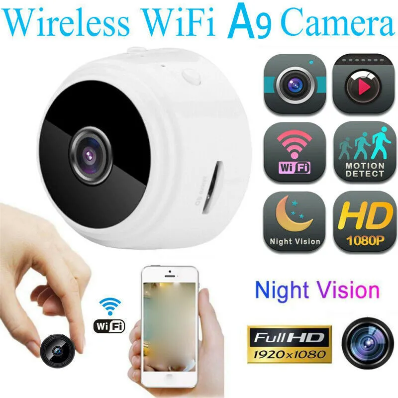 Wireless WiFi Mini IP Camera Home Security HD 1080P DVR Night Vision Mobile Phones App Remote Control Protect Your House
Wireless WiFi Mini IP Camera Home Security HD 1080P DVR Night Vision Mobile Phones App Remote Control Protect Your House