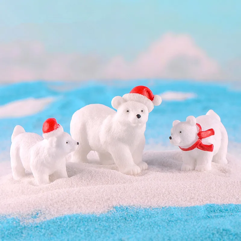 Cute Christmas Decoration Garden Figurines Fairy Bear Polar Bear Miniature Figurines Christmas Accessories Home Decoration
Cute Christmas Decoration Garden Figurines Fairy Bear Polar Bear Miniature Figurines Christmas Accessories Home Decoration