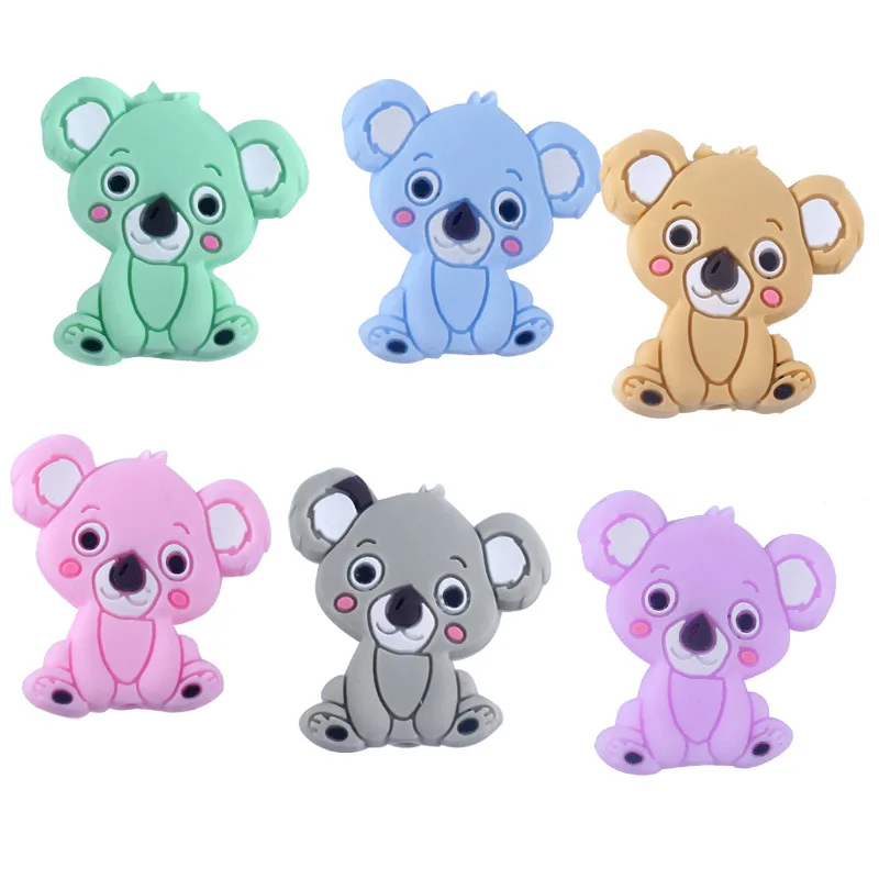 Baby Molar Toy Cute Koala Boy Girl Infant Teething Toy Soft Bite Chew Toy Pacifier Chain Accessories Newborn Training Teether
Baby Molar Toy Cute Koala Boy Girl Infant Teething Toy Soft Bite Chew Toy Pacifier Chain Accessories Newborn Training Teether