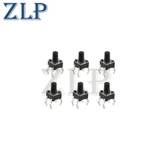 6*6*9.5 Touch button switch 6*6*9.5MM Black Push button switch Key switch 4pin vertical DIP 4P
6*6*9.5 Touch button switch 6*6*9.5MM Black Push button switch Key switch 4pin vertical DIP 4P