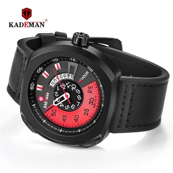 KADEMAN Sport Mens Watches NEW Square Quartz Watch Outdoor 30M Waterproof TOP Brand KADEMAN Casual Leather Wristwatches
KADEMAN Sport Mens Watches NEW Square Quartz Watch Outdoor 30M Waterproof TOP Brand KADEMAN Casual Leather Wristwatches