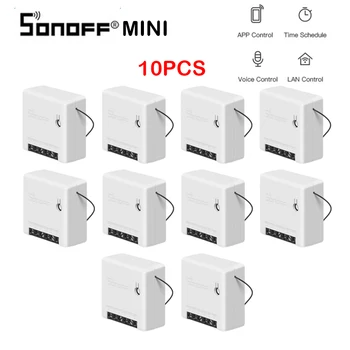Sonoff MINI DIY APP Smart Remote Control Timer Schedule Voice Power-on Status DIY Mode Two Way Wifi Smart Switch Smart Home
Sonoff MINI DIY APP Smart Remote Control Timer Schedule Voice Power-on Status DIY Mode Two Way Wifi Smart Switch Smart Home