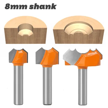 1PC 8MM Shank Milling Cutter Wood Carving Double Arc Dragon Ball Bit Round Over Router Bits Wood Woodworking Engraving Cutter
1PC 8MM Shank Milling Cutter Wood Carving Double Arc Dragon Ball Bit Round Over Router Bits Wood Woodworking Engraving Cutter