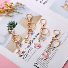 Cherry Blossom Note Five-pointed Star Keychain Car Key Ring Student Bag Pendant Girl Decoration Accessories Gift
Cherry Blossom Note Five-pointed Star Keychain Car Key Ring Student Bag Pendant Girl Decoration Accessories Gift