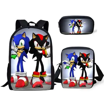 3pcs/set Sonic Printing Custom pattern School Bags for Teenager Girls Primary Schoolbag Children Shoulder Softback Kids Bags
3pcs/set Sonic Printing Custom pattern School Bags for Teenager Girls Primary Schoolbag Children Shoulder Softback Kids Bags