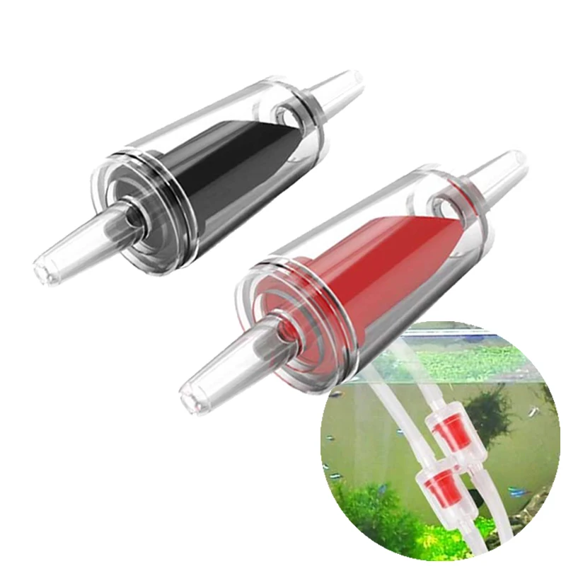 

Aquarium Check Valve For Air Pump Plastic One Way Non-Return Accessories for Fish Tank Air Line Tube Hose Pipe Pet Product