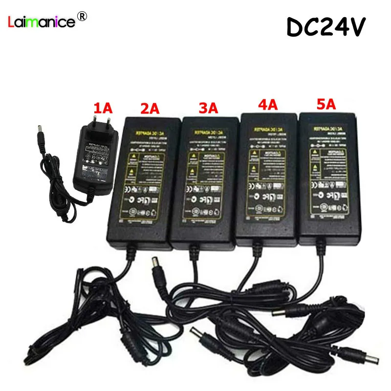 DC 24V 1A 2A 3A 4A 5A 6A Adapter Power Supply Input AC100-240V Output DC24V Led Strip Lighting Transformers EU US AU UK Plug
DC 24V 1A 2A 3A 4A 5A 6A Adapter Power Supply Input AC100-240V Output DC24V Led Strip Lighting Transformers EU US AU UK Plug