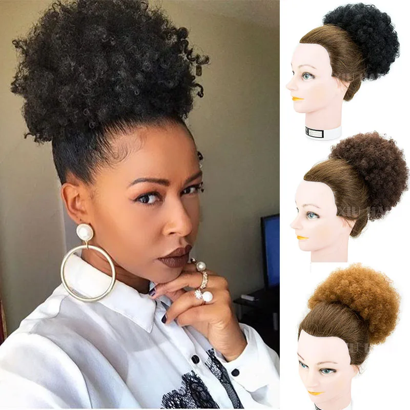 High Puff Afro Curly Wig Ponytail Drawstring Short Afro Kinky Pony Tail Clip in on Synthetic Curly Hair Bun
High Puff Afro Curly Wig Ponytail Drawstring Short Afro Kinky Pony Tail Clip in on Synthetic Curly Hair Bun