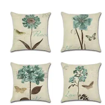 Hand Drawn Vintage Flowers Cushion Cover Floral Pillow Cover Home Decorative Linen Pillow Case Office Sofa Cushion Cover
Hand Drawn Vintage Flowers Cushion Cover Floral Pillow Cover Home Decorative Linen Pillow Case Office Sofa Cushion Cover