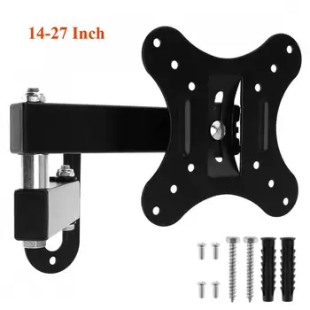 10KG Adjustable 14-27 Inch TV Wall Mount Bracket Flat Panel TV Frame Support 15 Degrees Tilt with Small Wrench for LED Monitor
10KG Adjustable 14-27 Inch TV Wall Mount Bracket Flat Panel TV Frame Support 15 Degrees Tilt with Small Wrench for LED Monitor