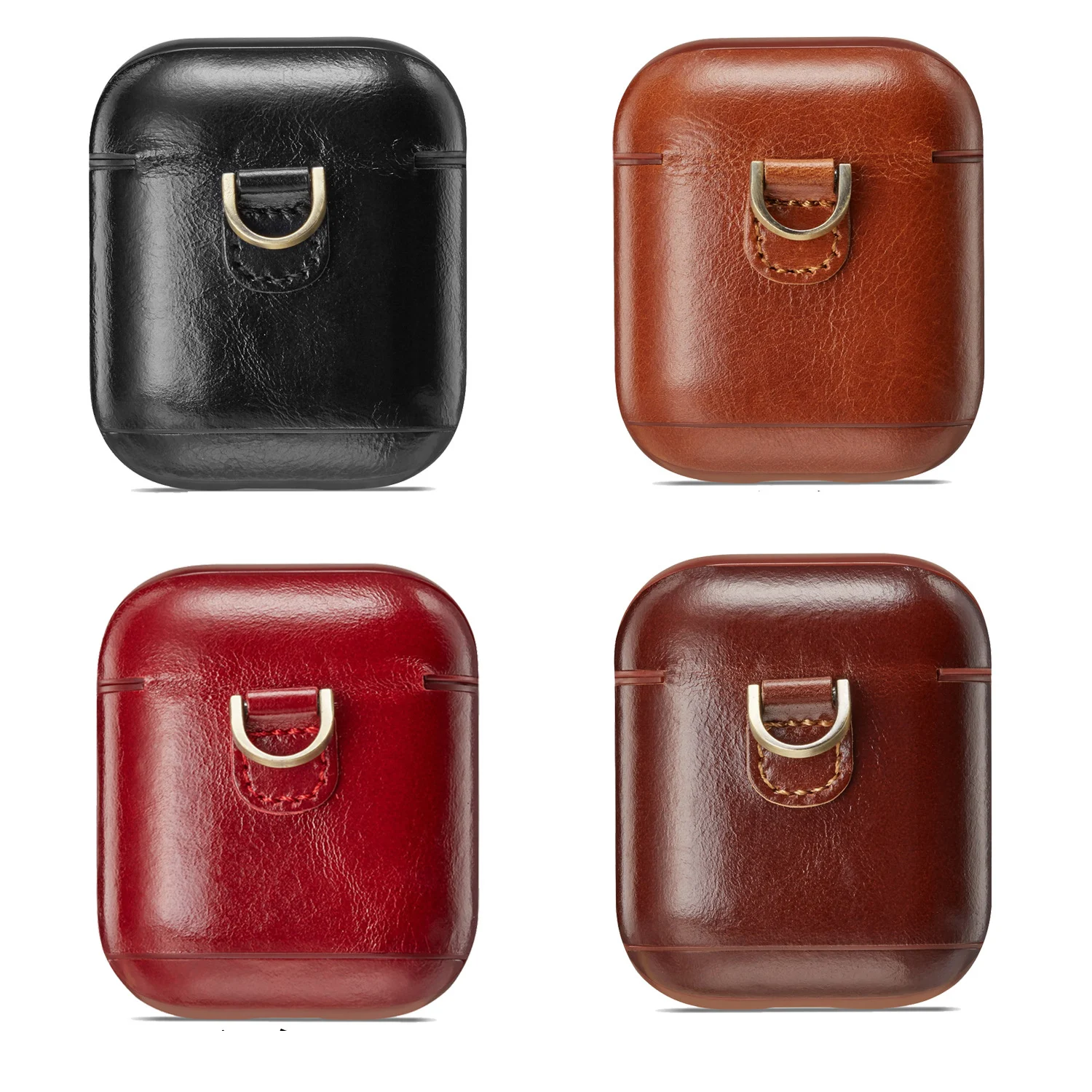 Genuine Leather Wireless Earphone Case For Airpods 2 Anti-dust Bluetooth Earphones Protective Cover for Airpods Cases Protector
Genuine Leather Wireless Earphone Case For Airpods 2 Anti-dust Bluetooth Earphones Protective Cover for Airpods Cases Protector