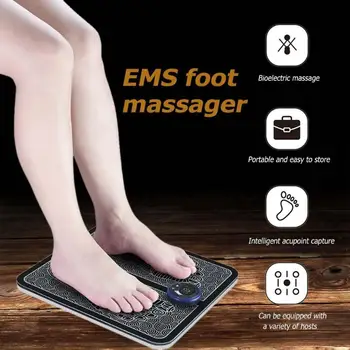 Electric Massager Blood Circulation Electric Foot Massager Pad Stress Relieve EMS Foot Massage Stimulator Mat Health Care
Electric Massager Blood Circulation Electric Foot Massager Pad Stress Relieve EMS Foot Massage Stimulator Mat Health Care