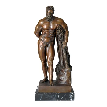 Greek Heracles ( Roman Hercules ) Statue Sculpture Bronze Myth Hero God Antique Art Home Decor Nude Man Figurine Large
Greek Heracles ( Roman Hercules ) Statue Sculpture Bronze Myth Hero God Antique Art Home Decor Nude Man Figurine Large