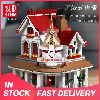 MOULD KING 11003 Street View Creator Series Paradise Corner Restaurant Model Building Blocks 2527pcs Bricks For Children Toys
MOULD KING 11003 Street View Creator Series Paradise Corner Restaurant Model Building Blocks 2527pcs Bricks For Children Toys