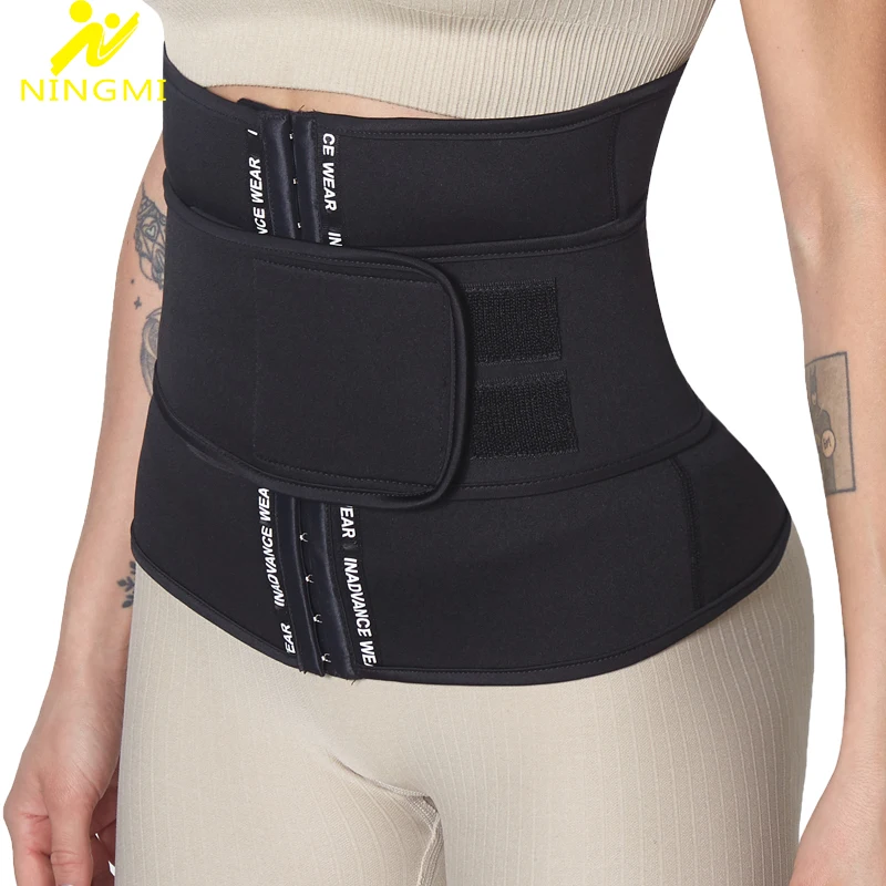 NINGMI Waist Trainer Belt Women Sweat Sauna Slimming Belt Modeling Strap for Weight Loss Body Shaper Fitness Trimmer Cincher
NINGMI Waist Trainer Belt Women Sweat Sauna Slimming Belt Modeling Strap for Weight Loss Body Shaper Fitness Trimmer Cincher