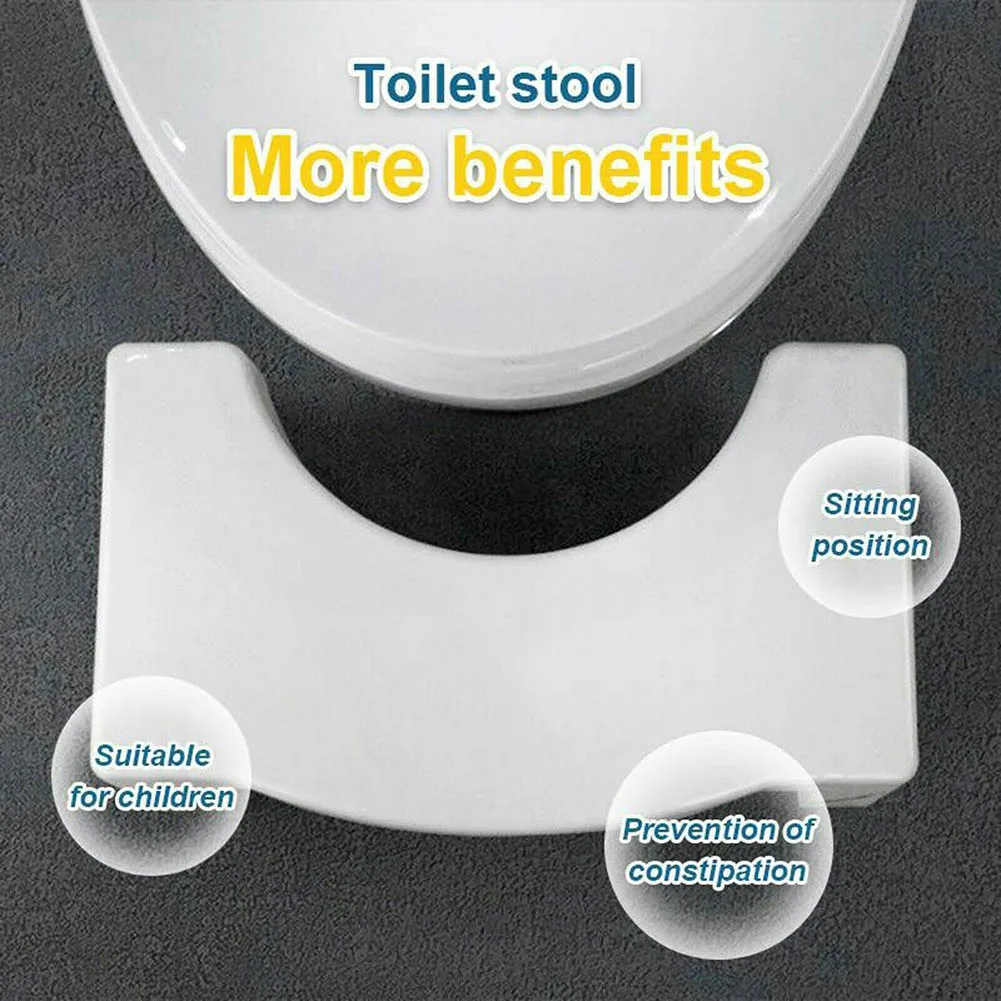 New Multi-Function Folding Toilet Stool Bathroom Potty Toilet Squat Proper Posture XOA