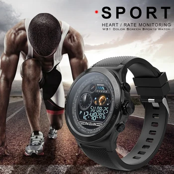 New 2020 W31 Smart Watch Color Screen Heart Rate Monitoring Bluetooth Message Reminder Black Sports Smartwatch For IOS Android 
New 2020 W31 Smart Watch Color Screen Heart Rate Monitoring Bluetooth Message Reminder Black Sports Smartwatch For IOS Android