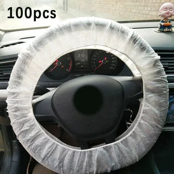 100* One-time Use Car Steering Wheel Cover Premium Eco-friendly Non-woven Protective Covers Universal Car Accessory
100* One-time Use Car Steering Wheel Cover Premium Eco-friendly Non-woven Protective Covers Universal Car Accessory