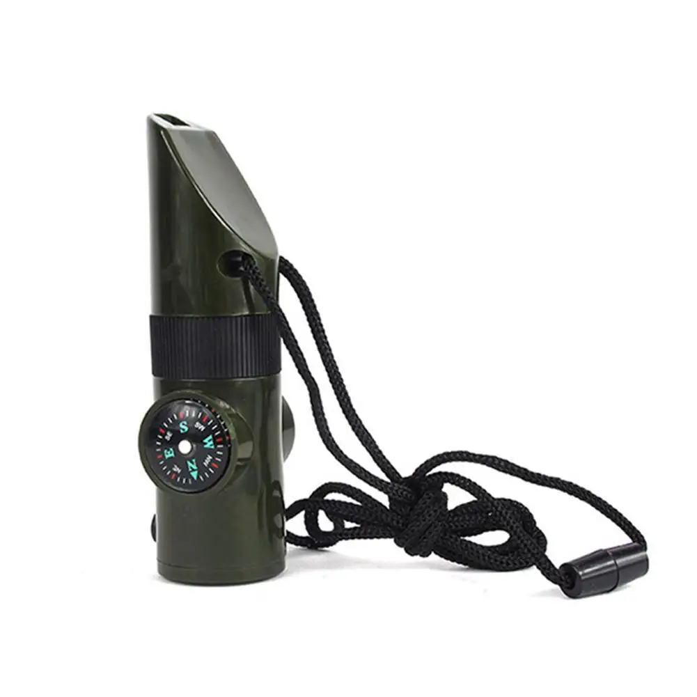 Multifunctional Whistle 7 In 1 Survival Bushcraft Trekking Thermometer Led Torch Light Tools Mirror Magnifier Compass Stora Z9Z8
Multifunctional Whistle 7 In 1 Survival Bushcraft Trekking Thermometer Led Torch Light Tools Mirror Magnifier Compass Stora Z9Z8