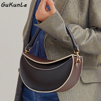 Half Moon Bag Women Leather Famous Luxury Brand Handbags Ladies Wide Strap Crossbody Bag Shoulder Bags for Women 2020 Sac A Main 
Half Moon Bag Women Leather Famous Luxury Brand Handbags Ladies Wide Strap Crossbody Bag Shoulder Bags for Women 2020 Sac A Main