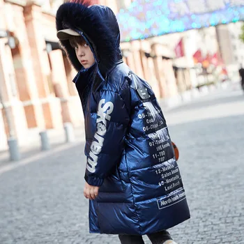 2020 New Thickened Winter Boys' Down Jacket European And American Medium Long Letter Hooded Coat Big Children's Clothing
2020 New Thickened Winter Boys' Down Jacket European And American Medium Long Letter Hooded Coat Big Children's Clothing