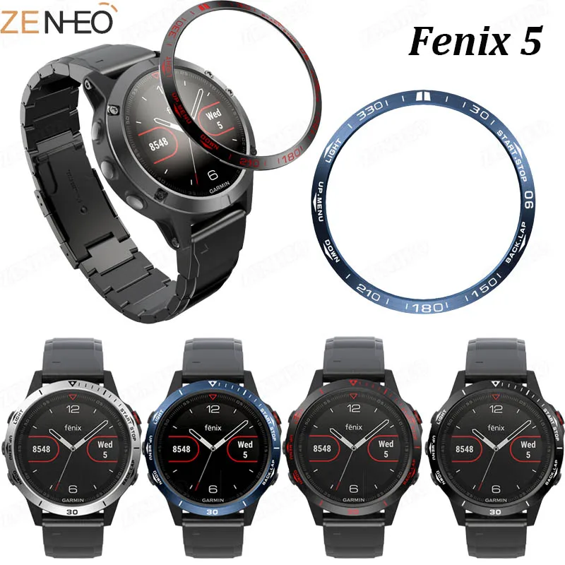 For Garmin Fenix 5 Smart Watch Anti Scratch Metal Sticker For Garmin Fenix 5 Protective Bezel cover Ring watch Accessories
For Garmin Fenix 5 Smart Watch Anti Scratch Metal Sticker For Garmin Fenix 5 Protective Bezel cover Ring watch Accessories