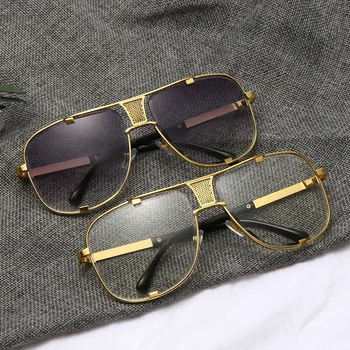2020 Fashion Metal gradient square frame men's sunglasses brand Design driving sunglasses Vintage sun Glasses oculos de sol 
2020 Fashion Metal gradient square frame men's sunglasses brand Design driving sunglasses Vintage sun Glasses oculos de sol