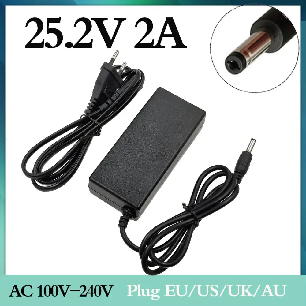 1 предмет Лучшая цена 21 6 V 22 2 2A DC 25 трехступенчатая зарядное устройство для 14500 14650