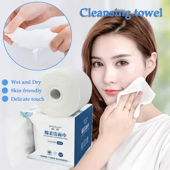 Beauty Towels Face Towels 1 Roll Paper Cleansing Towels Comfortable Wet and Dry Paper Towel Non-woven spunlace Paper Tissues
Beauty Towels Face Towels 1 Roll Paper Cleansing Towels Comfortable Wet and Dry Paper Towel Non-woven spunlace Paper Tissues