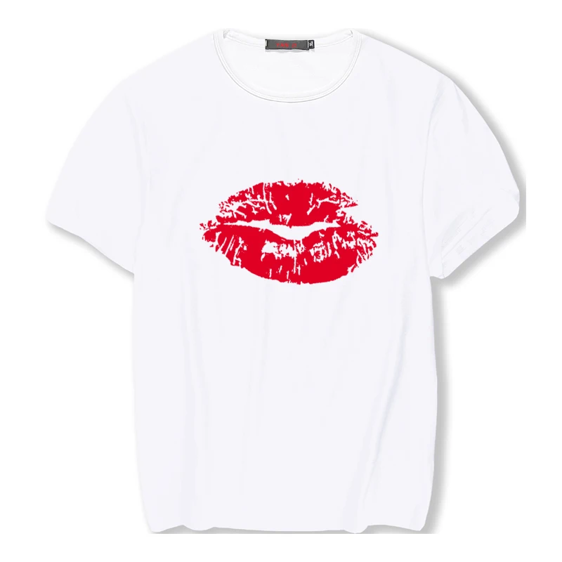 Punk Hip Hop Tshirt with Big Sexy Red Lip Sexy Women T Shirts Top Round Neck Short Sleeve Lashes Lips Printed Tees T-shirt
Punk Hip Hop Tshirt with Big Sexy Red Lip Sexy Women T Shirts Top Round Neck Short Sleeve Lashes Lips Printed Tees T-shirt