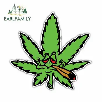 EARLFAMILY 13cm x 12.4cm For Pot Grass Smoking Car Bumper Window Stickers Vinyl Material Occlusion Scratch Graffiti Sticker
EARLFAMILY 13cm x 12.4cm For Pot Grass Smoking Car Bumper Window Stickers Vinyl Material Occlusion Scratch Graffiti Sticker