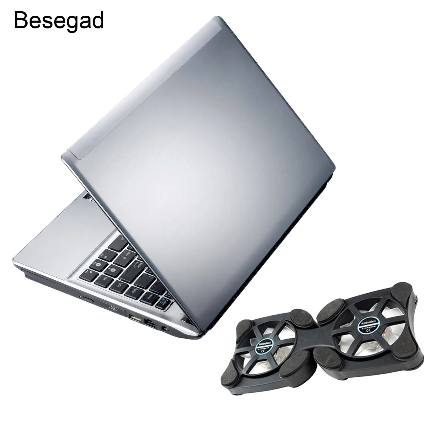 Besegad Foldable USB Cooling Fan Mini Double Fans Notebook Cooler Pad Stand Holder Base for 7-14 Inch Notebook Laptop Gadgets
Besegad Foldable USB Cooling Fan Mini Double Fans Notebook Cooler Pad Stand Holder Base for 7-14 Inch Notebook Laptop Gadgets