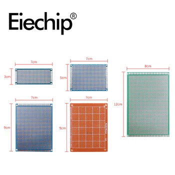 Double Side PCB 3x7 5x7 7x9 cm PCB Prototype Board Copper Plate set Prototyping Printed Circuit electronic Universal Protoboard
Double Side PCB 3x7 5x7 7x9 cm PCB Prototype Board Copper Plate set Prototyping Printed Circuit electronic Universal Protoboard