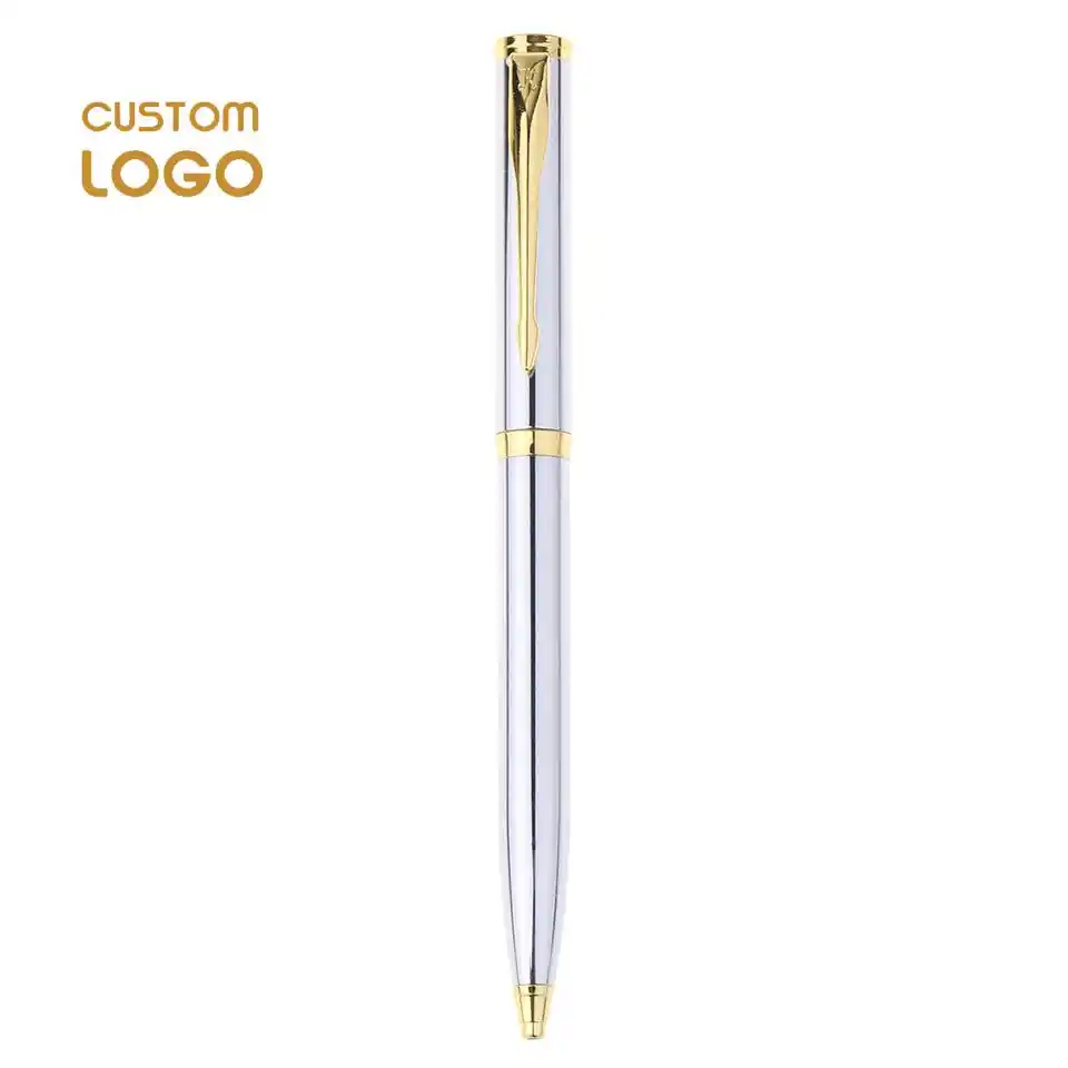 custom logo luxury gifr ballpoint pen metal roller ball pen for