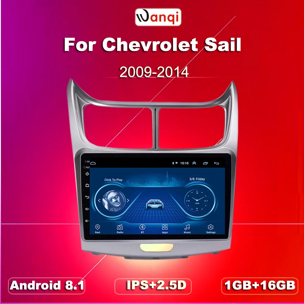 Горячая Распродажа 9 дюймов Android 8 1 автомобильный Dvd Gps плеер для Chevrolet SAil 2010-2013