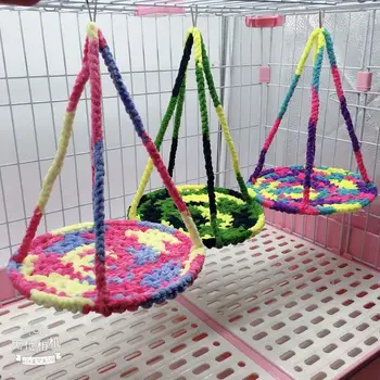Climbing Rope Mesh Hammock Swing for Small Animals Hanging House Bed Rat Ferrets Chinchillas Hamster Guinea Pig Play
Climbing Rope Mesh Hammock Swing for Small Animals Hanging House Bed Rat Ferrets Chinchillas Hamster Guinea Pig Play