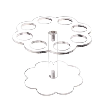 Ice Cream Cone Holder Stand with 8 Holes Capacity Acrylic Ice Cream Cone Holder Stand for Cone Mini Ice Cream Cones 
Ice Cream Cone Holder Stand with 8 Holes Capacity Acrylic Ice Cream Cone Holder Stand for Cone Mini Ice Cream Cones